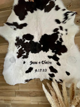 Load image into Gallery viewer, Branded Calfhide Rug
