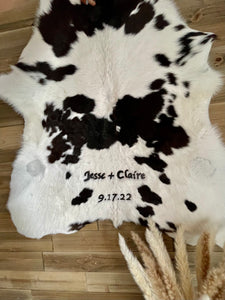 Branded Calfhide Rug