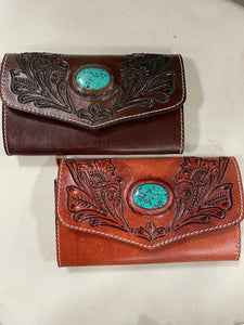 Turquoise Stone Wallet