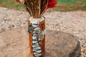 Leather Bouquet Wrap