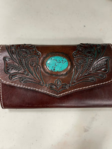 Turquoise Stone Wallet