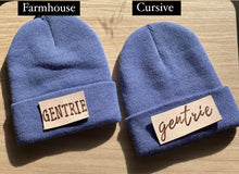 Load image into Gallery viewer, Leather Patch Beanie
