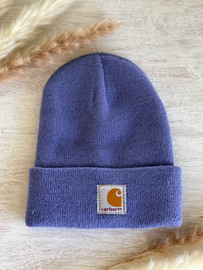 Leather Patch Beanie