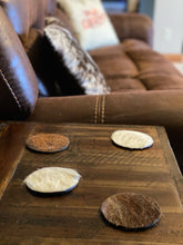 Load image into Gallery viewer, Cowhide Coasters
