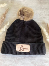 Load image into Gallery viewer, Leather Patch Beanie
